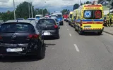Wypadek na ul. Sikorskiego. Zderzyły się trzy pojazdy fot. KMP w Rzeszowie 
