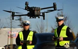 Policyjny dron „łapał” kierowców na rondzie Honorowych Dawców Krwi w Rzeszowie fot. KMP w Rzeszowie 