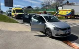 Popołudniowy wypadek na ul. Podkarpackiej w Rzeszowie. 1 osoba w szpitalu Wypadek na ul. Podkarpackiej w Rzeszowie / fot. KMP Rzeszów 
