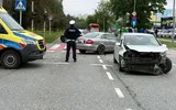 Zderzenie dwóch aut na al. Rejtana w Rzeszowie. Dwie osoby ranne Wypadek na al. Rejtana w Rzeszowie - 18.05.2026 / fot. KMP w Rzeszowie 