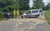 Wypadek w Błędowej Tyczyńskiej. Cztery osoby trafiły do szpitala Wypadek w Błędowej Tyczyńskiej 8.06.2026 / fot. KMP w Rzeszowie 