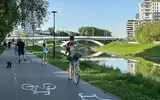 W Rzeszowie powstanie ponad 7 km nowych ścieżek rowerowych Ścieżka rowerowa nad Wisłokiem w Rzeszowie / fot. Archiwum RESinet.pl 