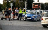 Nielegalny przejazd hulajnogami zatrzymany przez policję  fot. KMP w Rzeszowie 