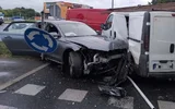 Kolizja czterech pojazdów, w tym autobusu MPK na rondzie Rodziny Ulmów Kolizja czterech pojazdów na rondzie Rodziny Ulmów / fot. KMP w Rzeszowie 