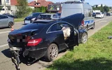 Zderzenie czterech pojazdów na ul. Jana Niemierskiego w Rzeszowie fot. KMP Rzeszów 