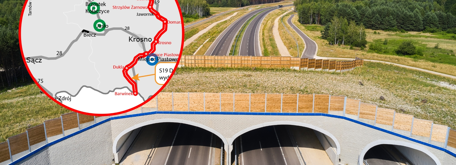 Jest ZRID dla odcinka S19 Dukla – Barwinek fot. GDDKiA 