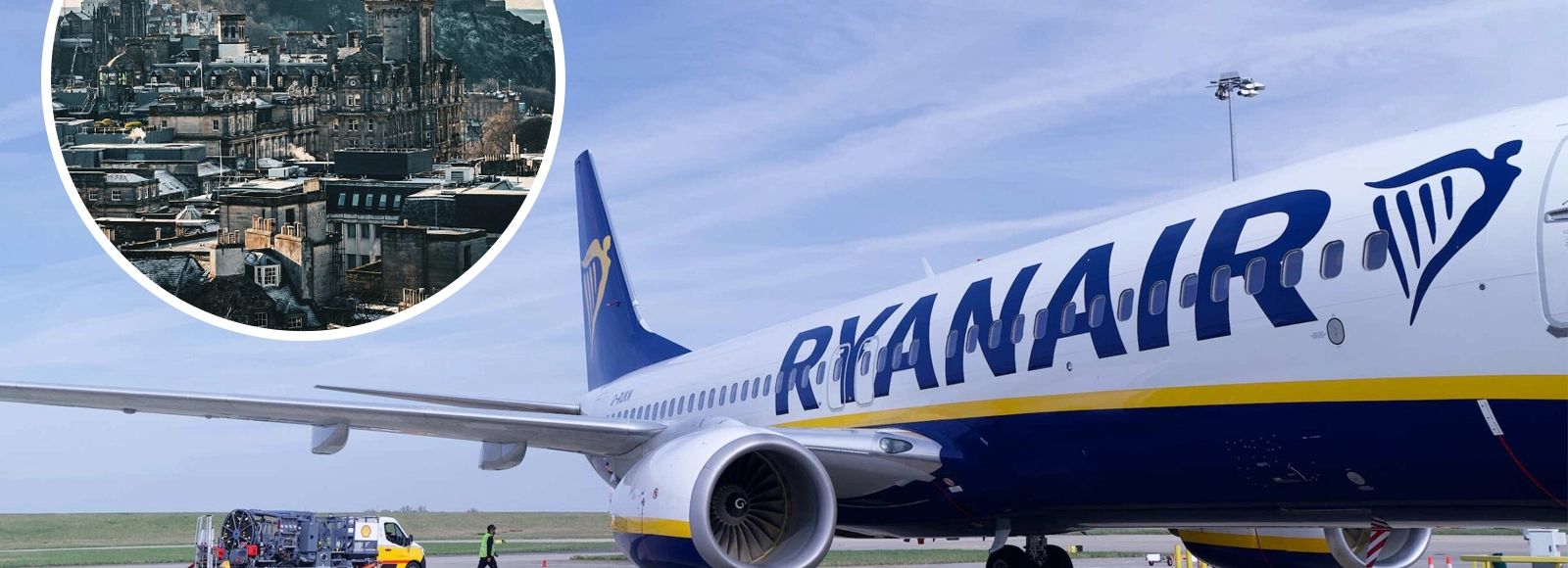 Wystartowały loty z Jasionki do Edynburga fot. Materiały prasowe Ryanair / Pixabay 