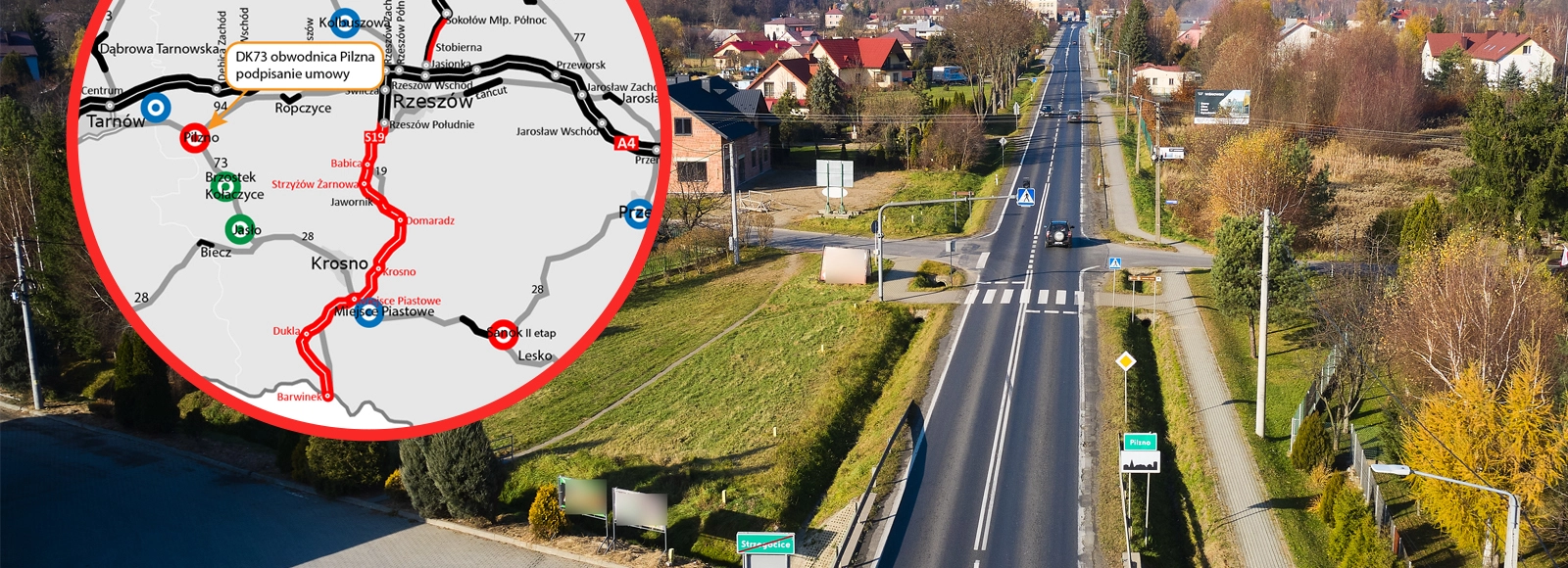 Na Podkarpaciu powstanie nowa obwodnica. Podpisano umowę [video-wizualizacja] fot. GDDKiA Oddział w Rzeszowie 