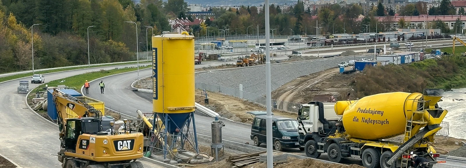 Zaawansowane roboty na budowie Wisłokostrady. W listopadzie układanie warstwy ścieralnej [ZDJĘCIA] fot. ViC / RESinet.pl 