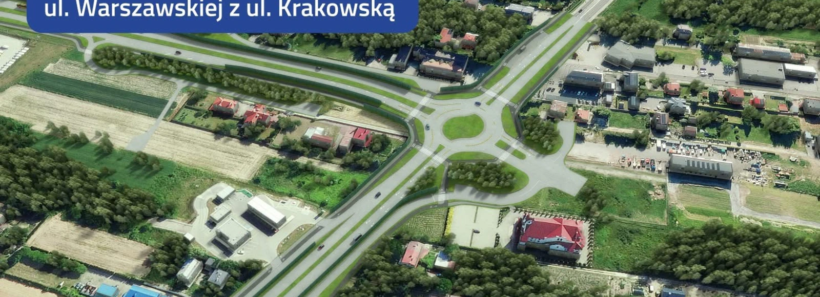 Wstępne wizualizacje drogi, która połączy ul. Warszawską z ul. Krakowską Wstępna wizualizacja drogi, która połączy ul. Warszawską z ul. Krakowską / UM Rzeszowa 