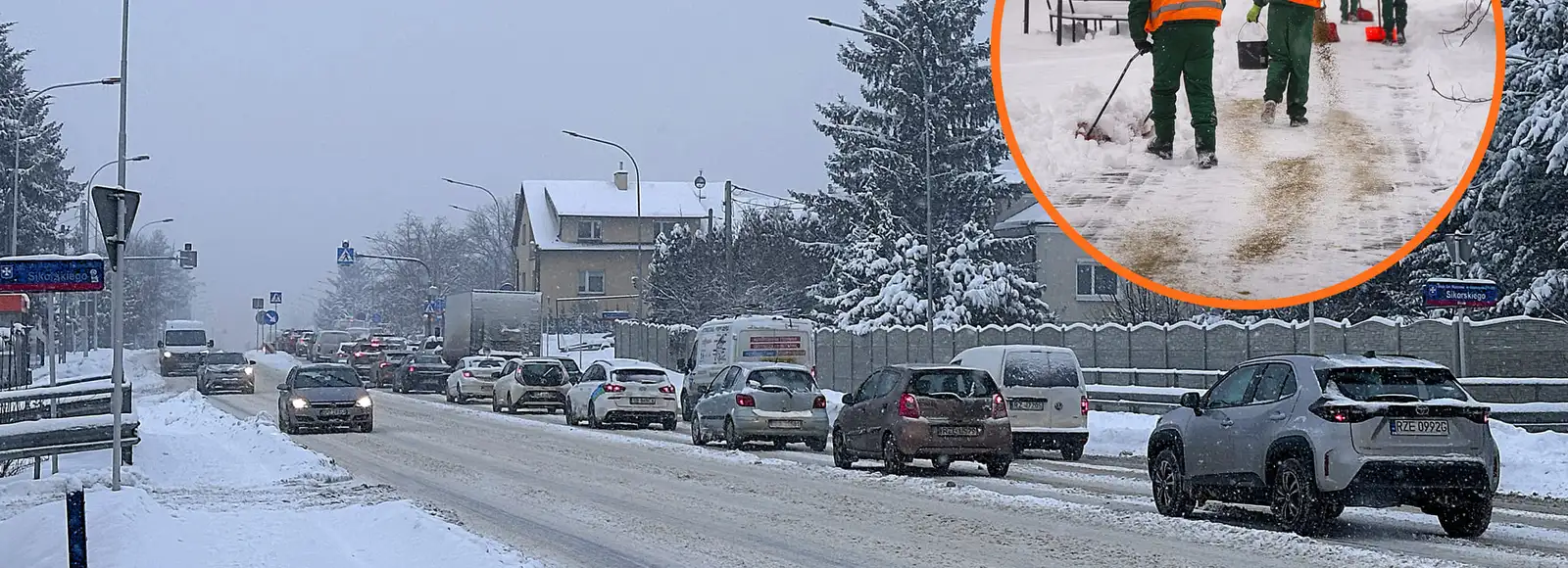 Najnowszy raport z akcji „Zima” w Rzeszowie. Służby pracowały całą noc Akcja "Zima" w Rzeszowie - fot. RESinet.pl / UM Rzeszowa 