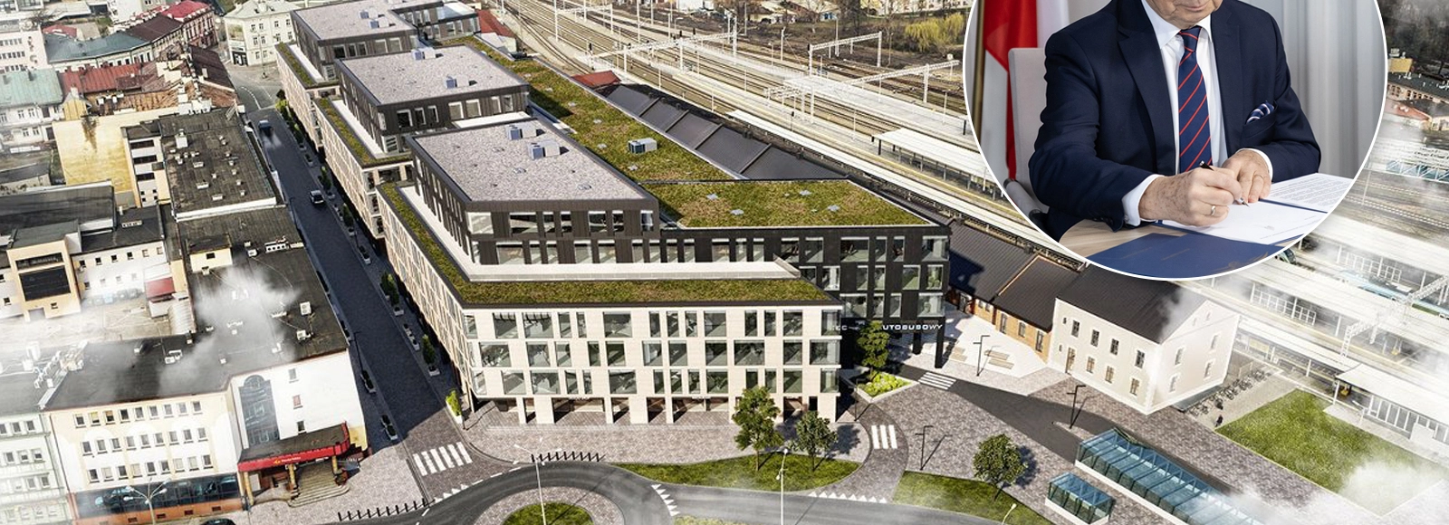 W Rzeszowie powstanie nowy dworzec autobusowy. Podpisano list intencyjny Wizualizacja Regionalnego Dworca Autobusowego w Rzeszowie / MWM Architekci 