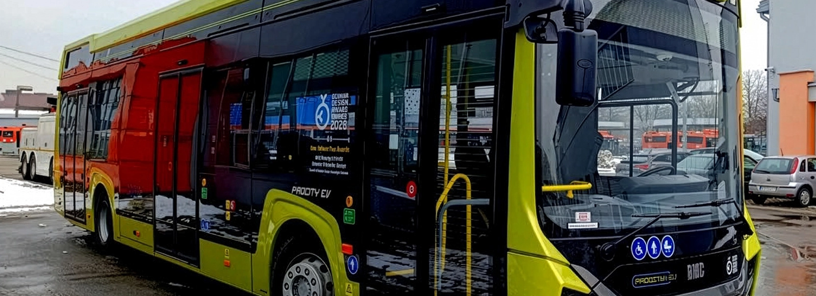 Testy nowego autobusu na ulicach Rzeszowa Na zdj. testowany autobus BMC Procity+ 12M EV / fot. MPK Rzeszów 