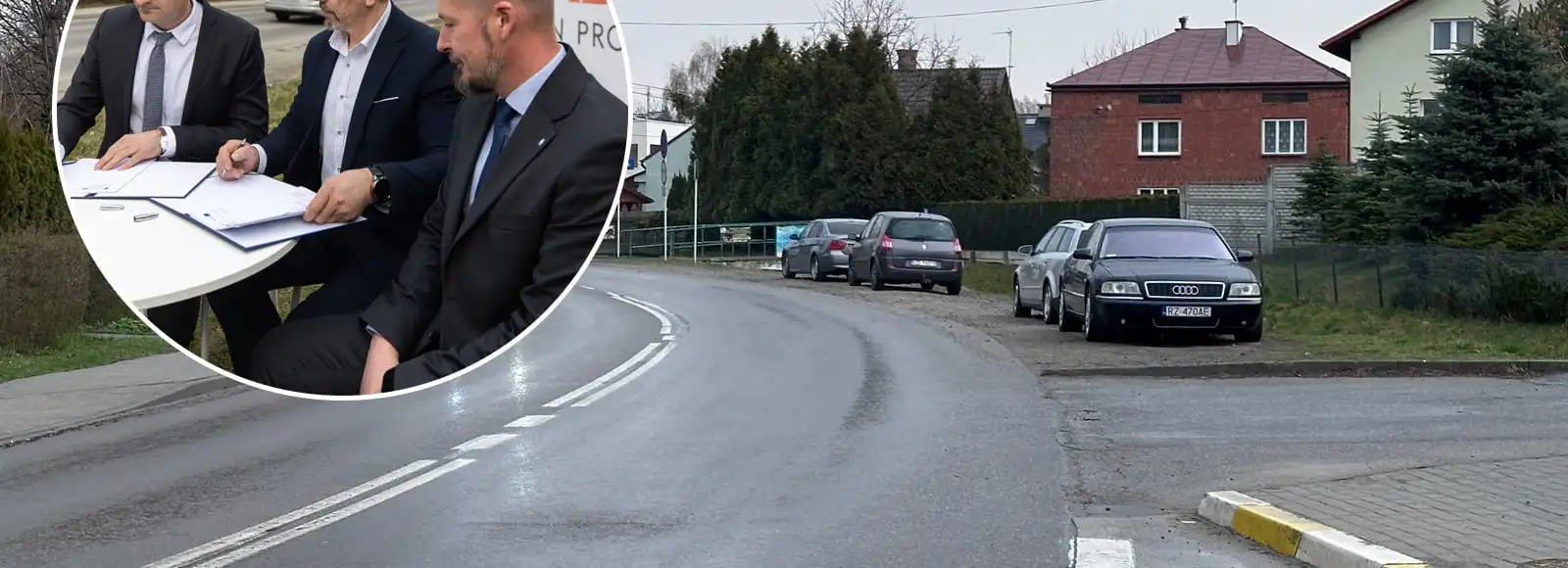 Rusza rowerowa inwestycja na osiedlu Zalesie. Podpisano umowę ul. Robotnicza w Rzeszowie - fot. RESinet.pl / Grzegorz Bukała, UM Rzeszowa 