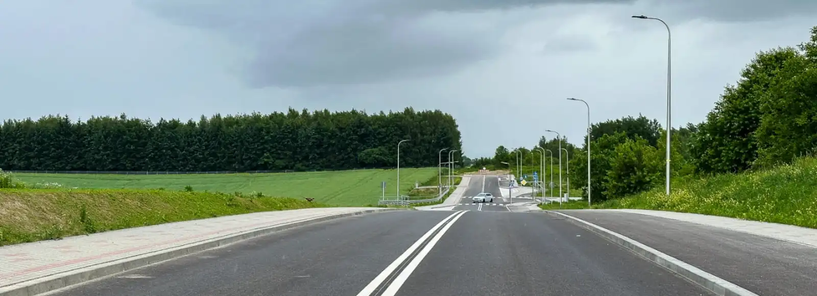 7 firm zainteresowanych budową połączenia ul. Wołyńskiej z Potokową na zdj. I etap budowy dróg łączących ul. Wołyńską z ul. Potokową / fot. RESinet.pl 