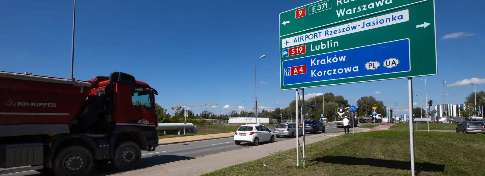 Skrzyżowanie ulic Ciepłowniczej i Rzecha oraz rondo Kuronia do rozbudowy fot. Grzegorz Bukała / Urząd Miasta Rzeszowa 