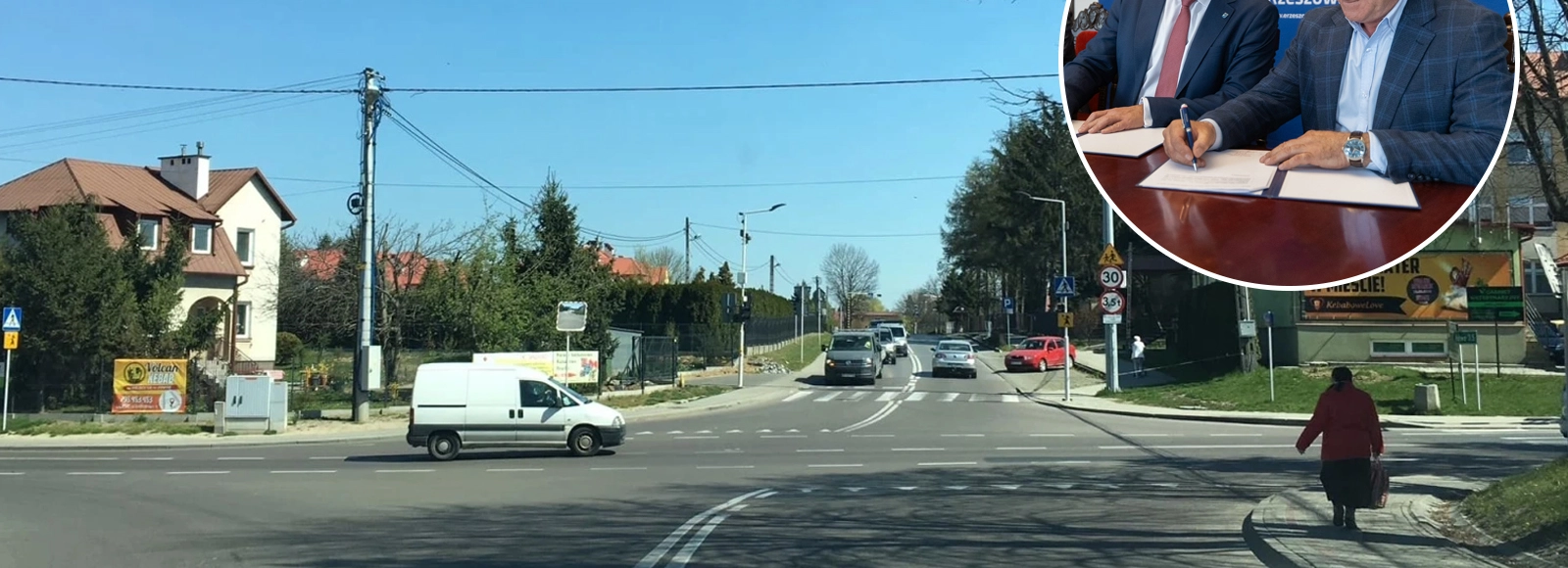 Nowe mini-ronda na Słocinie mają być gotowe w czerwcu. Podpisano umowę fot. Archiwum RESinet.pl / UM Rzeszowa 