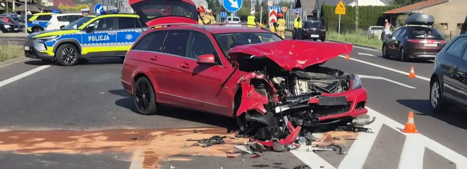 Pijany na hulajnodze, ranne dzieci, potrącona rowerzystka. Bilans weekendu: 5 wypadków i 8 rannych fot. KMP w Rzeszowie 