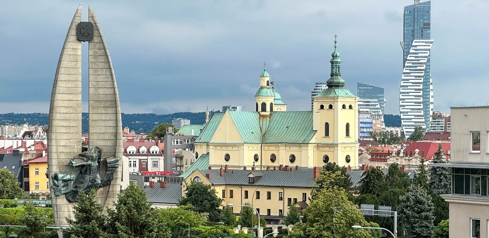Widok na centrum Rzeszowa