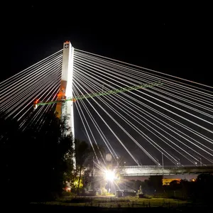 Most Mazowieckiego nocą  - Rzeszów, Krajobraz