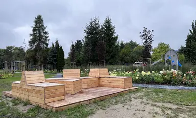Ogród kieszonkowy przy ul. Kurpiowskiej, fot. ViC / RESinet.pl, Rzeszów