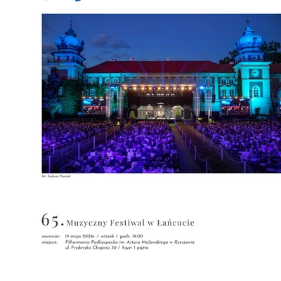 65 lat Muzycznego Festiwalu w Łańcucie