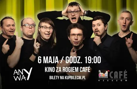 Bez scenariusza, z udziałem publiczności. Wieczór komedii improwizowanej z grupą Anyway  