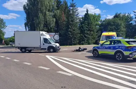 Dwa zdarzenia z udziałem motocyklistów na drogach Rzeszowa i powiatu fot. KMP w Rzeszowie 