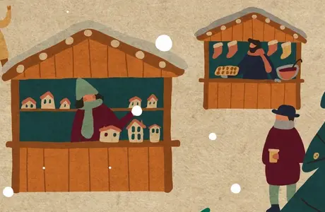 W Millenium Hall otwarto mini jarmark z ciepłymi napojami i regionalnymi smakołykami