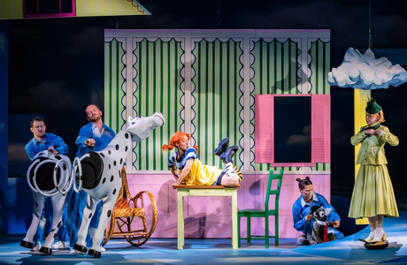 Zdjęcie ze spektaklu Pippi Langstrump / fot. Teatr Maska