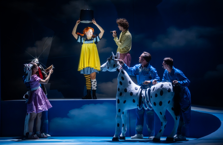 Zdjęcie ze spektaklu Pippi Langstrump / fot. Teatr Maska