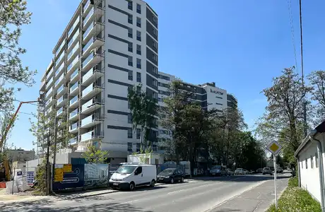 Rzeszów - Budowa 12-piętrowego budynku mieszkalnego przy ul. Langiewicza [29.04.2024]