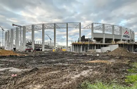 Rzeszów - Budowa Podkarpackiego Centrum Lekkiej Atletyki przy ul. Wyspiańskiego [październik 2025]