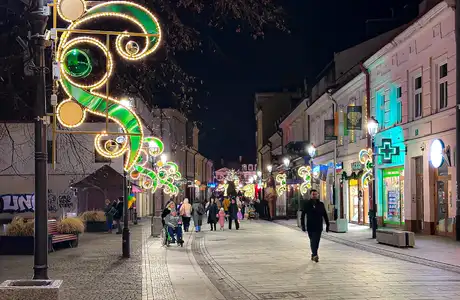 Rzeszów - Świąteczne oświetlenie Rzeszowa w sezonie 2025 / 2026