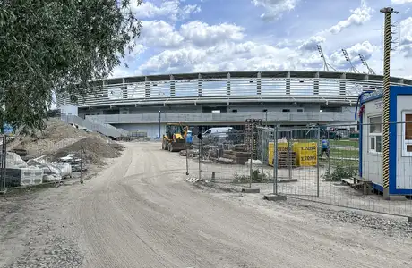 Rzeszów - Budowa Podkarpackiego Centrum Lekkiej Atletyki przy ul. Wyspiańskiego [maj 2026]