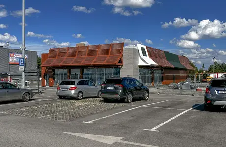 Rzeszów - Budowa restauracji McDonald's przy E. Leclerc Rzeszów