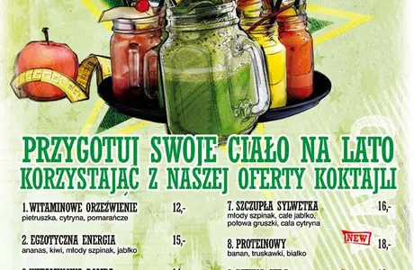 Sports BBQ proponuje zdrowe koktajle