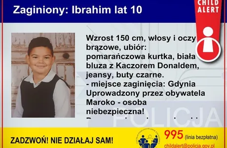 Uruchomiono „Child Alert”. Zaginął 10-letni Ibrahim