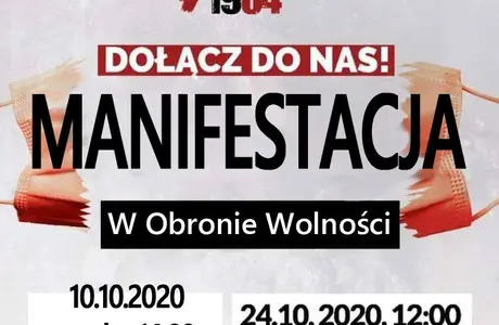"Żądamy zakończenia plandemii!". W sobotę manifestacja koronsceptyków w Rzeszowie