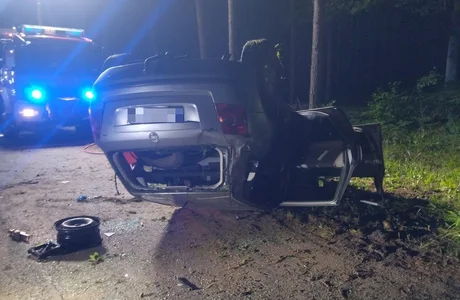 Tragiczny wypadek w Goliszowcu. Nie żyje 20-letni kierowca fot. KPP w Stalowej Woli 