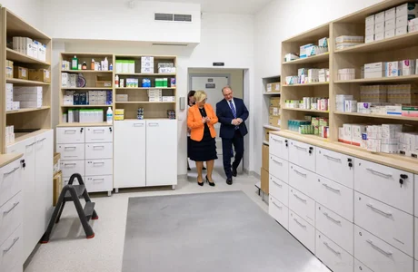 W szpitalu MSWiA otwarto nowoczesną aptekę i pierwszą w Rzeszowie Pracownię Żywienia Pozajelitowego Fot. Jerzy Żygadło, PUW w Rzeszowie 