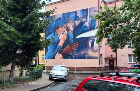 Nowy mural ozdobił ścianę budynku w centrum Rzeszowa [ZDJĘCIA] fot. ViC / RESinet.pl 