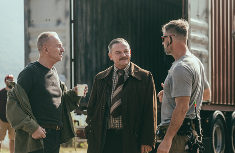 Zdjęcia z planu w Biszczadach, fot. Łukasz Pompa / Podkarpacka Komisja Filmowa