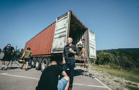 Zdjęcia z planu w Biszczadach, fot. Łukasz Pompa / Podkarpacka Komisja Filmowa