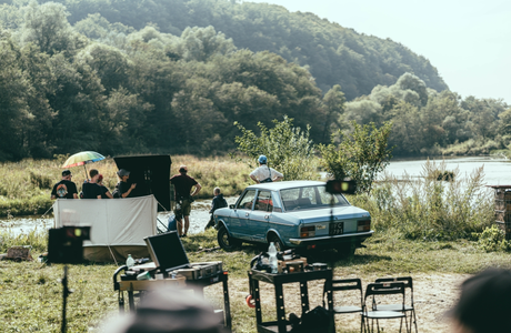 Zdjęcia z planu w Biszczadach, fot. Łukasz Pompa / Podkarpacka Komisja Filmowa