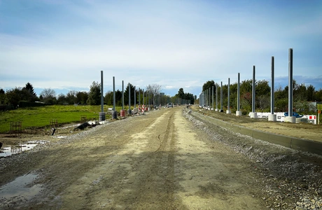 Budowa drogi łączącej al. Krzyżanowskiego z ul. Wieniawskiego, fot. ViC / RESinet.pl