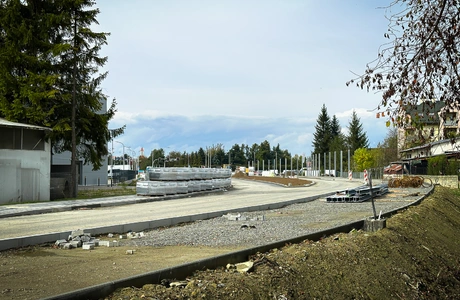 Budowa drogi łączącej al. Krzyżanowskiego z ul. Wieniawskiego, fot. ViC / RESinet.pl