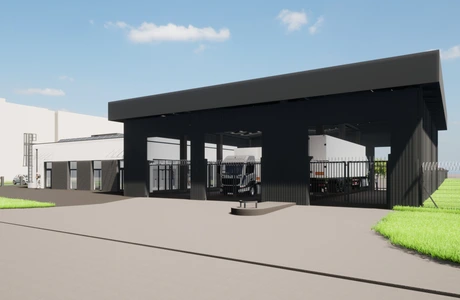 Wizualizacja nowej inwestycji strategicznej na lotnisku w Jasionce / Materiały prasowe