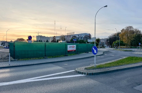 Zdjęcie z terenu budowy Corner Point, fot. ViC / RESinet.pl