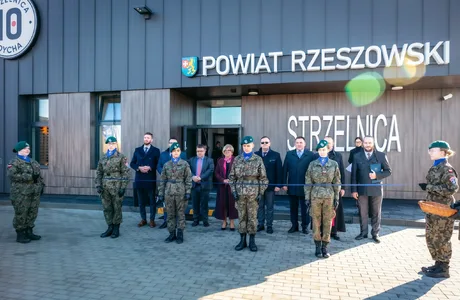 Otwarcie strzelnicy Powiatu Rzeszowskiego „Dycha” / fot. Powiat Rzeszowski